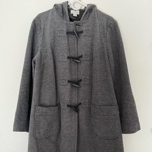 Motherhood maternity pea coat with hood